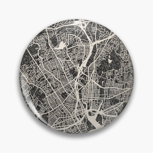 Item preview, Bridgeport map Connecticut Ink lines 2 designed and sold by InkMaps.
