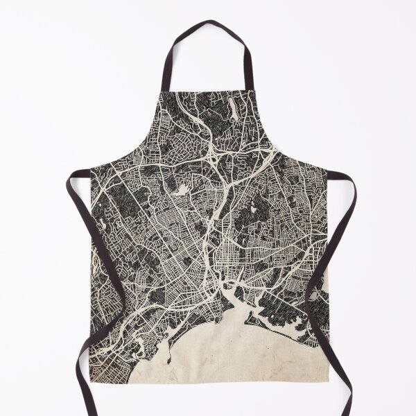 Item preview, Bridgeport map Connecticut Ink lines 2 designed and sold by InkMaps.