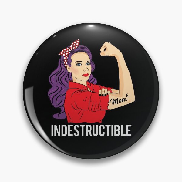 Item preview, Mom of 6 Indestructible Mom6 Mother’s Day designed and sold by ZNOVANNA.