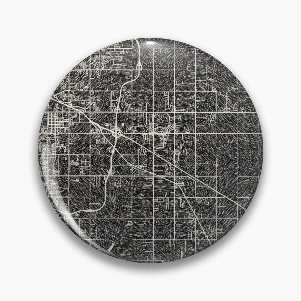 Item preview, Broken Arrow map Oklahoma Ink lines designed and sold by InkMaps.