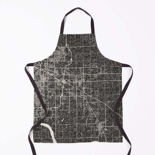 Item preview, Broken Arrow map Oklahoma Ink lines designed and sold by InkMaps.