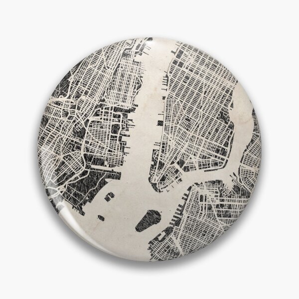 Artikelvorschau, Brooklyn map New York Ink lines 2 entworfen und verkauft von InkMaps.