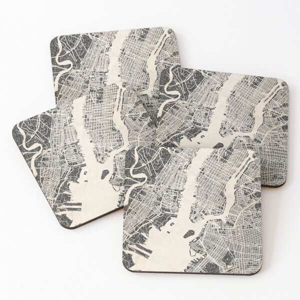 Item preview, Brooklyn map New York Ink lines 2 designed and sold by InkMaps.