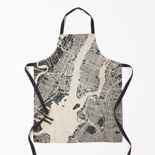 Item preview, Brooklyn map New York Ink lines 2 designed and sold by InkMaps.