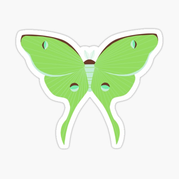 Luna Moth Sticker