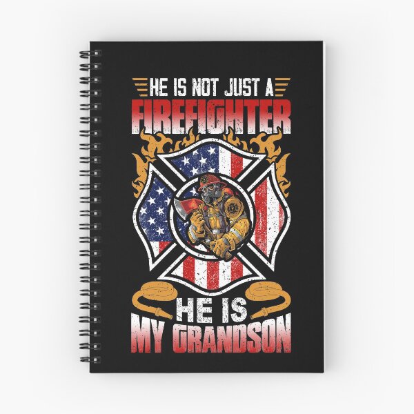 Item preview, My Grandson Is A Firefighter Proud Fire Grandma Grandpa Gift Shirt designed and sold by jvtee.
