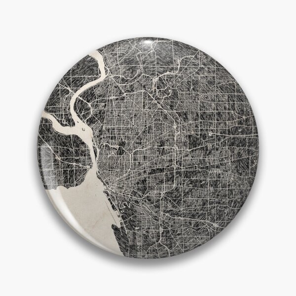 Artikelvorschau, Buffalo map New York Ink lines 2 entworfen und verkauft von InkMaps.