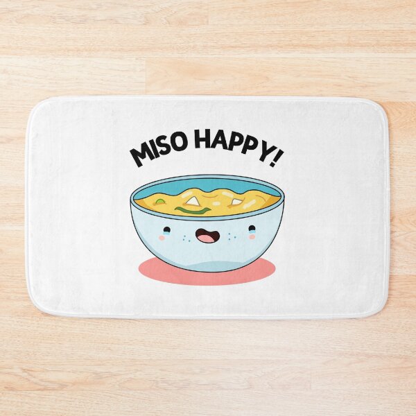 Item preview, Miso Happy Funny Soup Puns  designed and sold by punnybone.