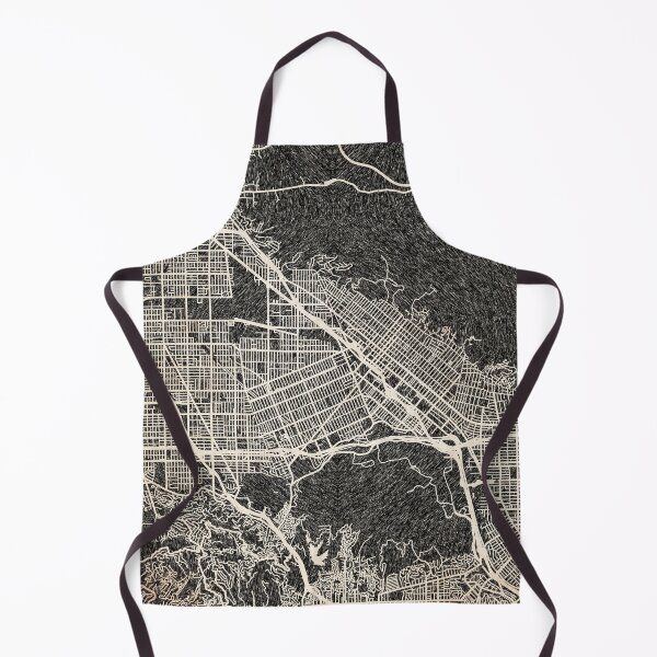 Item preview, Burbank map California Ink lines 2 designed and sold by InkMaps.