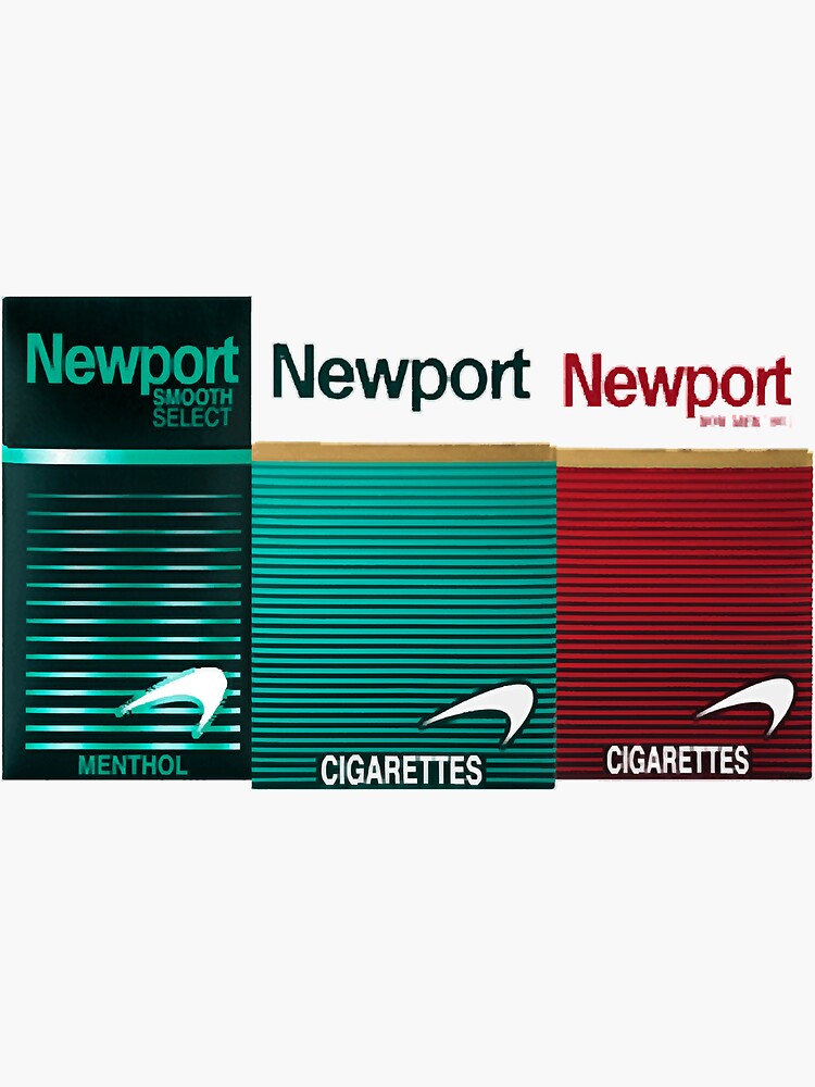 "newport cigarettes Classic T-Shirt " Sticker for Sale by Lukifo ...