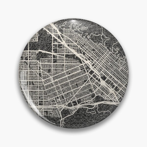 Item preview, Burbank map California Ink lines designed and sold by InkMaps.
