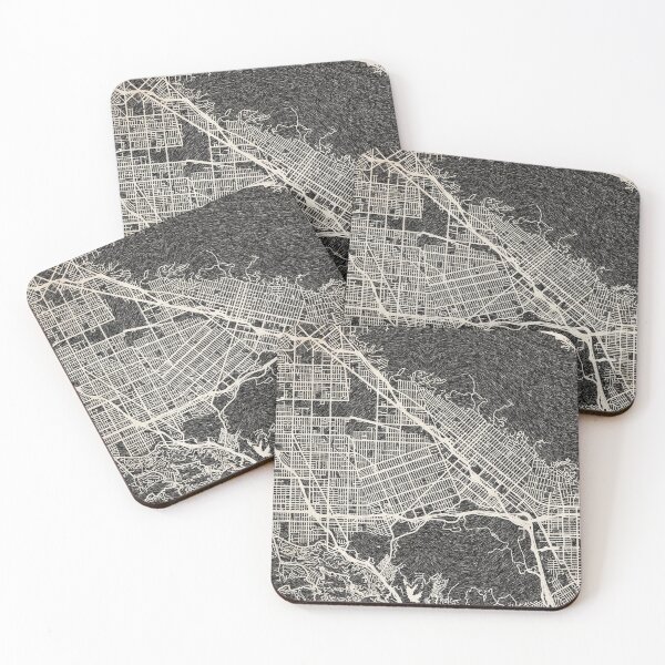 Item preview, Burbank map California Ink lines designed and sold by InkMaps.