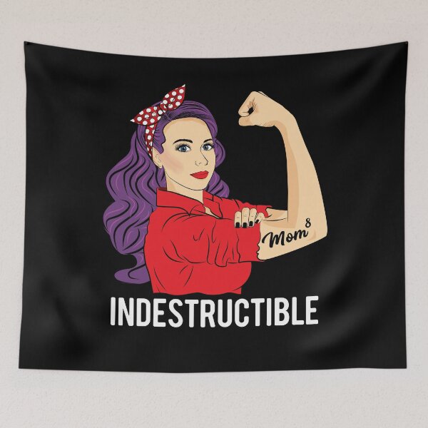 Item preview, Mom of 8 Indestructible Mom8 Mother’s Day designed and sold by ZNOVANNA.