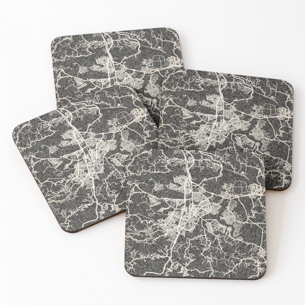 Item preview, Coasters (Set of 4) designed and sold by InkMaps.