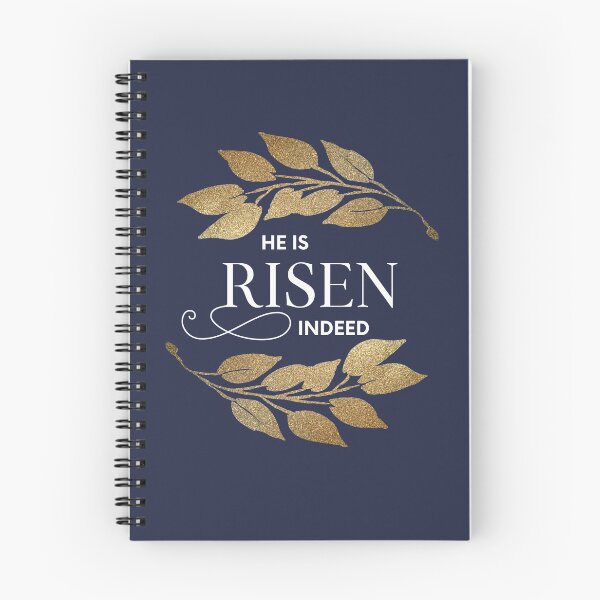 Item preview, He Is Risen Indeed (Gold Leaf Design) designed and sold by BravenWild.