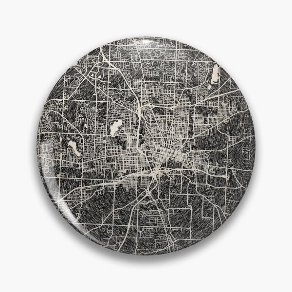 Artikelvorschau, Canton map Ohio Ink lines 2 entworfen und verkauft von InkMaps.