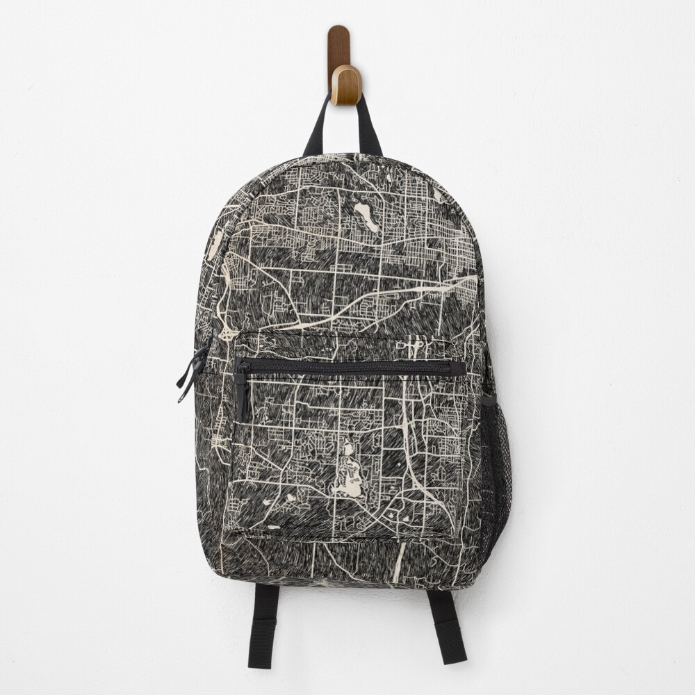 Vista previa del artículo con la obra «Mochila», diseñado y vendido por InkMaps.