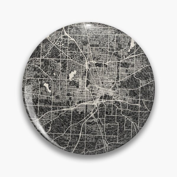 Item preview, Canton map Ohio Ink lines designed and sold by InkMaps.