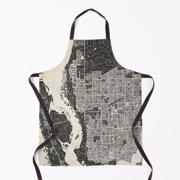 Item preview, Cape Coral map Florida Ink lines designed and sold by InkMaps.