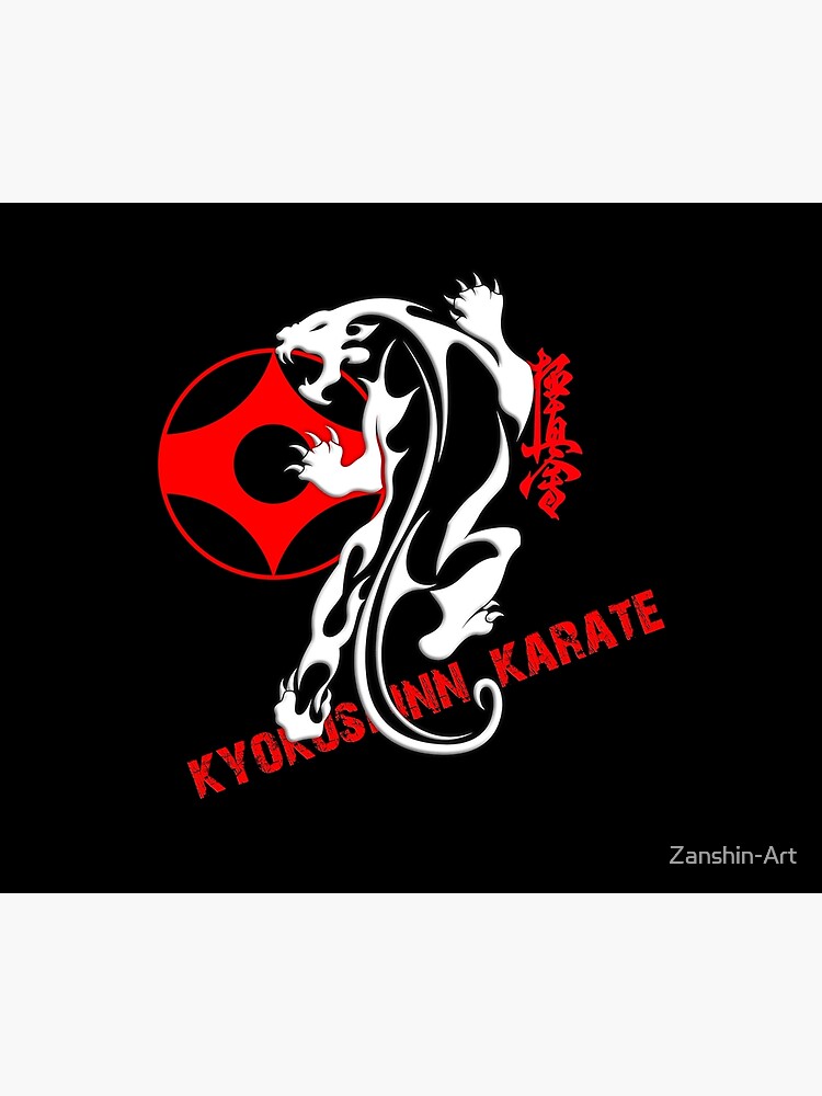 "Kyokushin Karate Tiger Prowess Martial Arts Design" Poster by