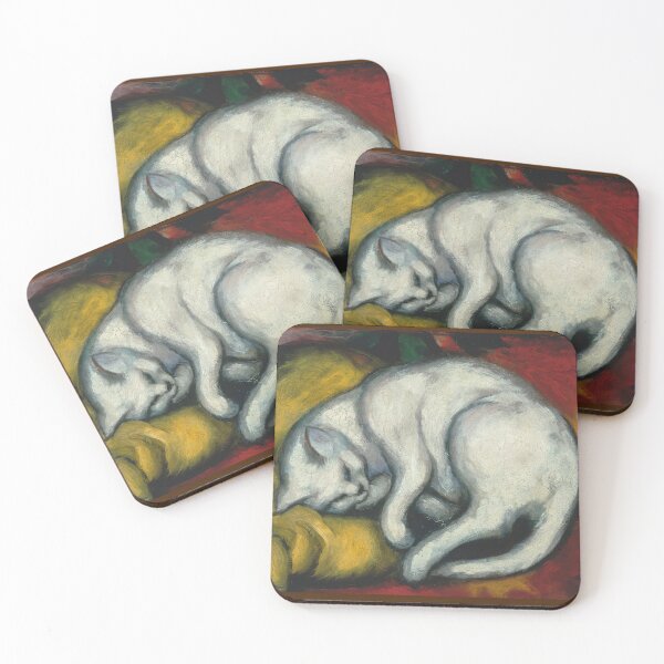 Item preview, Franz Marc, White Cat designed and sold by neteor.