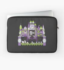 Is This Small World Actually Stretching? (for Darker Rides) Laptop Sleeve