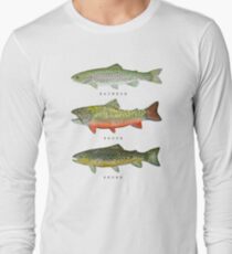 Camiseta de manga larga Tríada de trucha