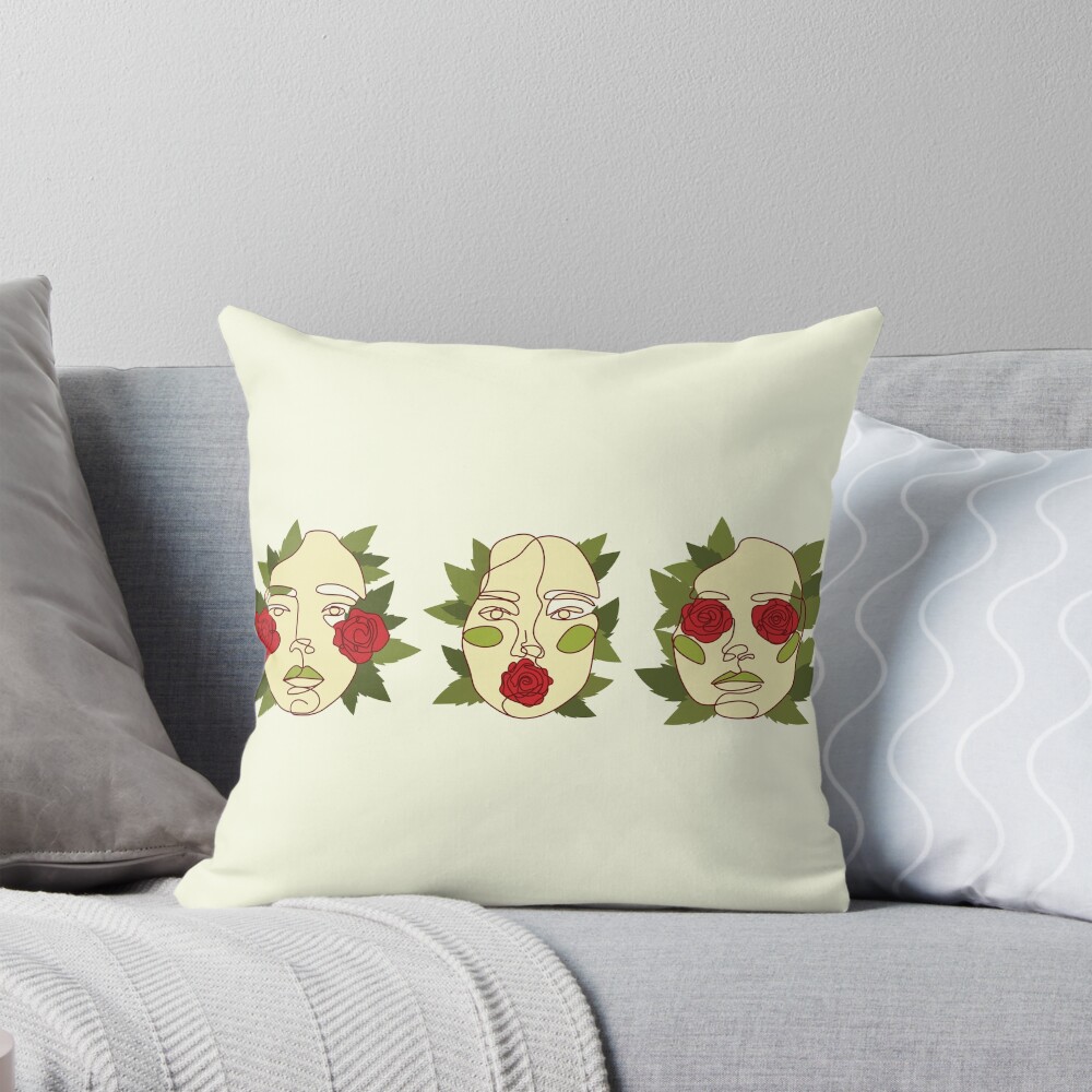 Item preview, Throw Pillow designed and sold by Lineastic.