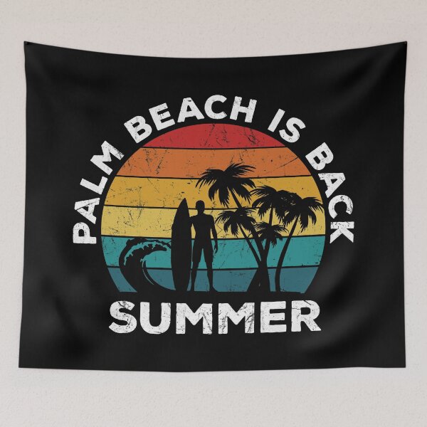 Item preview, Palm Beach Is Back Summer designed and sold by kickwear-com.