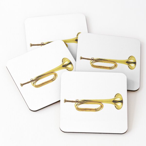 Item preview, Golden shiny new metallic brass trumpet designed and sold by Gurunath Bhadekar.