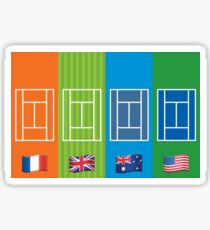 Country Emoji Grand Slam Courts Sticker