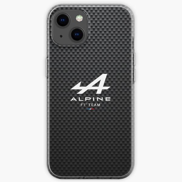 Carbono del equipo Alpine F1 Funda blanda para iPhone