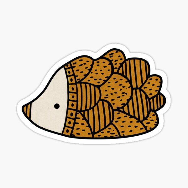 Adorable Hedgehog Sticker