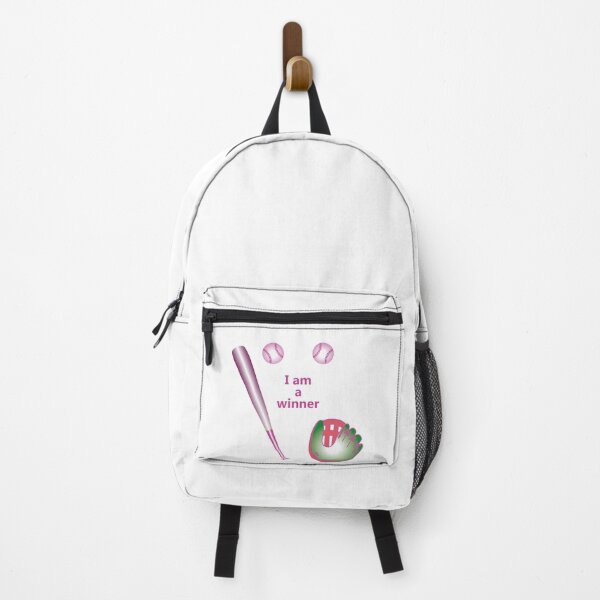 Item preview, I am a winner- baseball theme- white background-pack of stickers designed and sold by CSouissi.