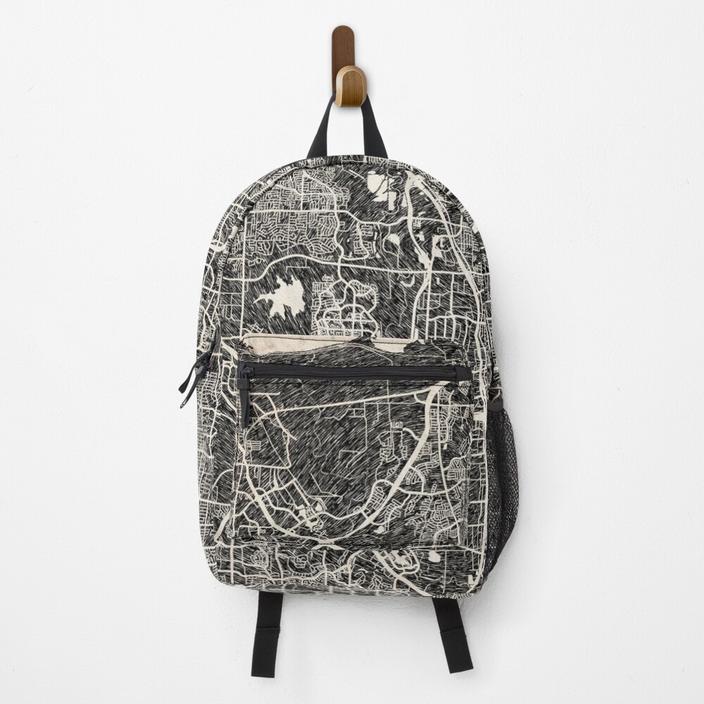 Vista previa del artículo con la obra «Mochila», diseñado y vendido por InkMaps.