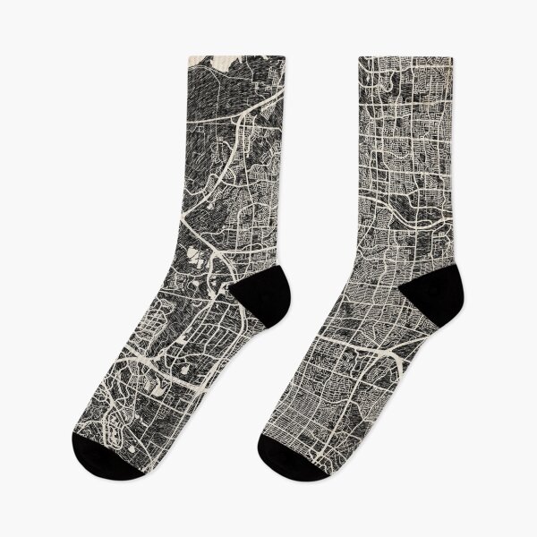Item preview, Carrollton map Texas Ink lines designed and sold by InkMaps.