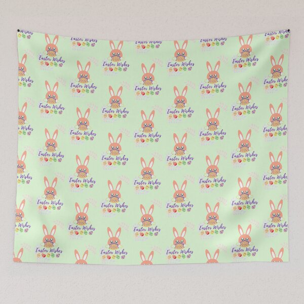Item preview, Easter Bunny Wishes and Kisses in Lockdown designed and sold by Manoroma.