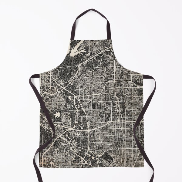 Item preview, Carrollton map Texas Ink lines 2 designed and sold by InkMaps.