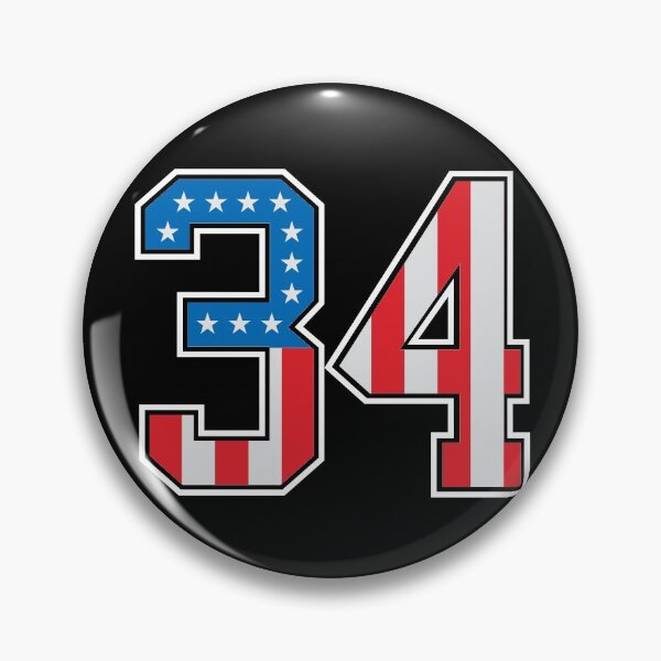 Item preview, 34 American Classy Numbers thirty-four United States Flag designed and sold by Urosek.
