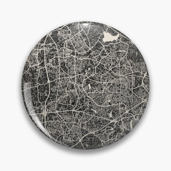 Item preview, Cary map North Carolina Ink lines 2 designed and sold by InkMaps.
