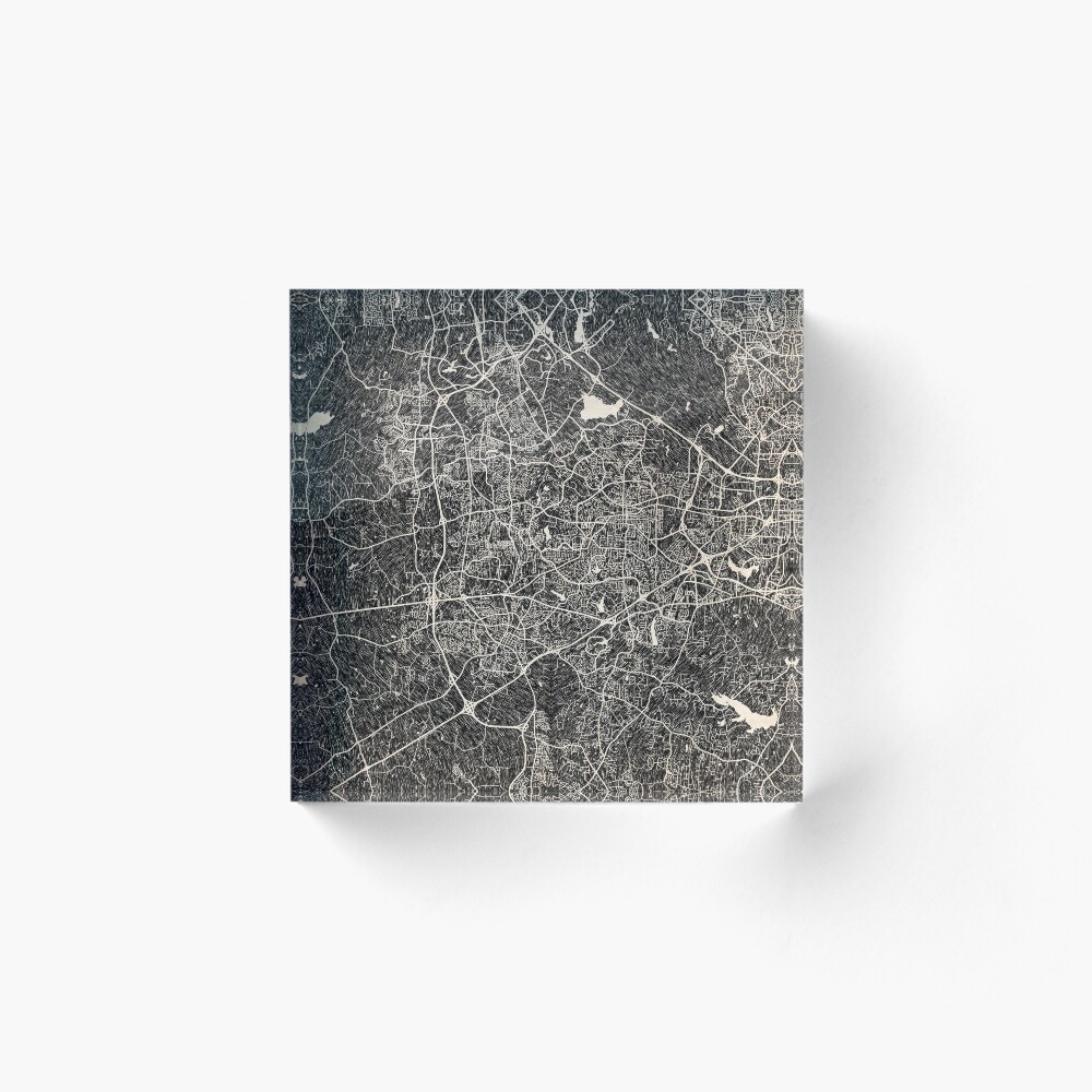 Vista previa del artículo con la obra «Bloque acrílico», diseñado y vendido por InkMaps.