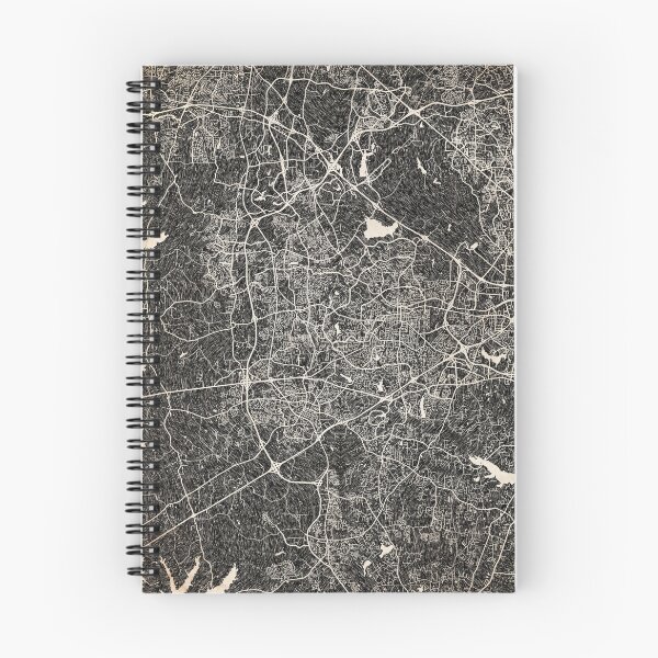 Item preview, Cary map North Carolina Ink lines 2 designed and sold by InkMaps.