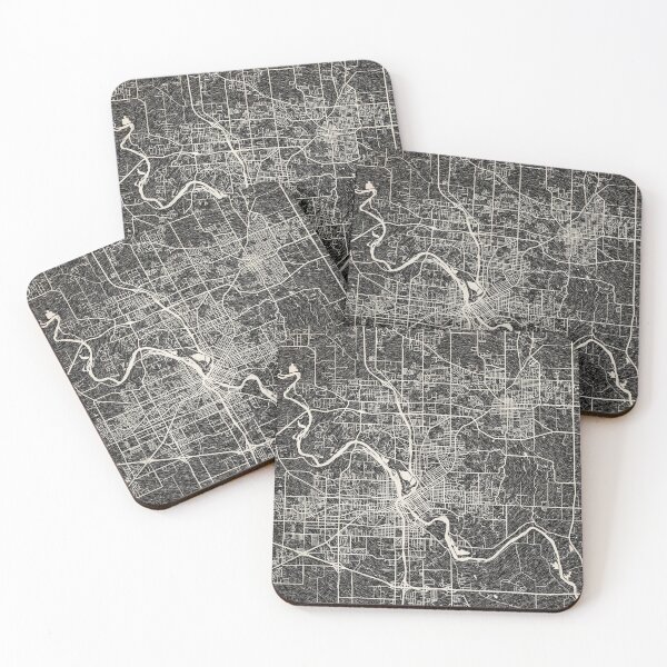 Item preview, Cedar Rapids map Iowa Ink lines designed and sold by InkMaps.