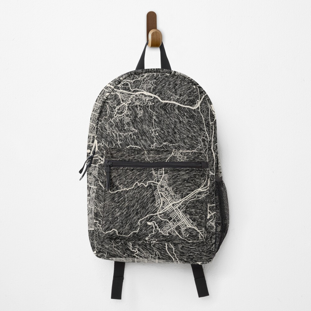 Vista previa del artículo con la obra «Mochila», diseñado y vendido por InkMaps.