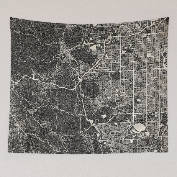 Item preview, Centennial map Colorado Ink lines designed and sold by InkMaps.
