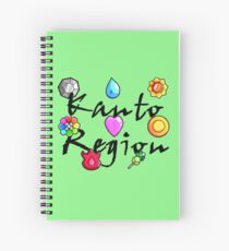Pokemon Gym Badges: Kanto Spiral Notebook