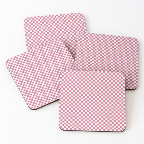 Item preview, Pink and white Chessboard pattern designed and sold by Tanuja  Sharma.
