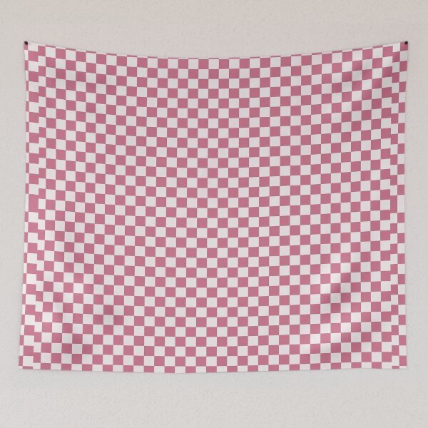 Item preview, Pink and white Chessboard pattern designed and sold by Tanuja  Sharma.