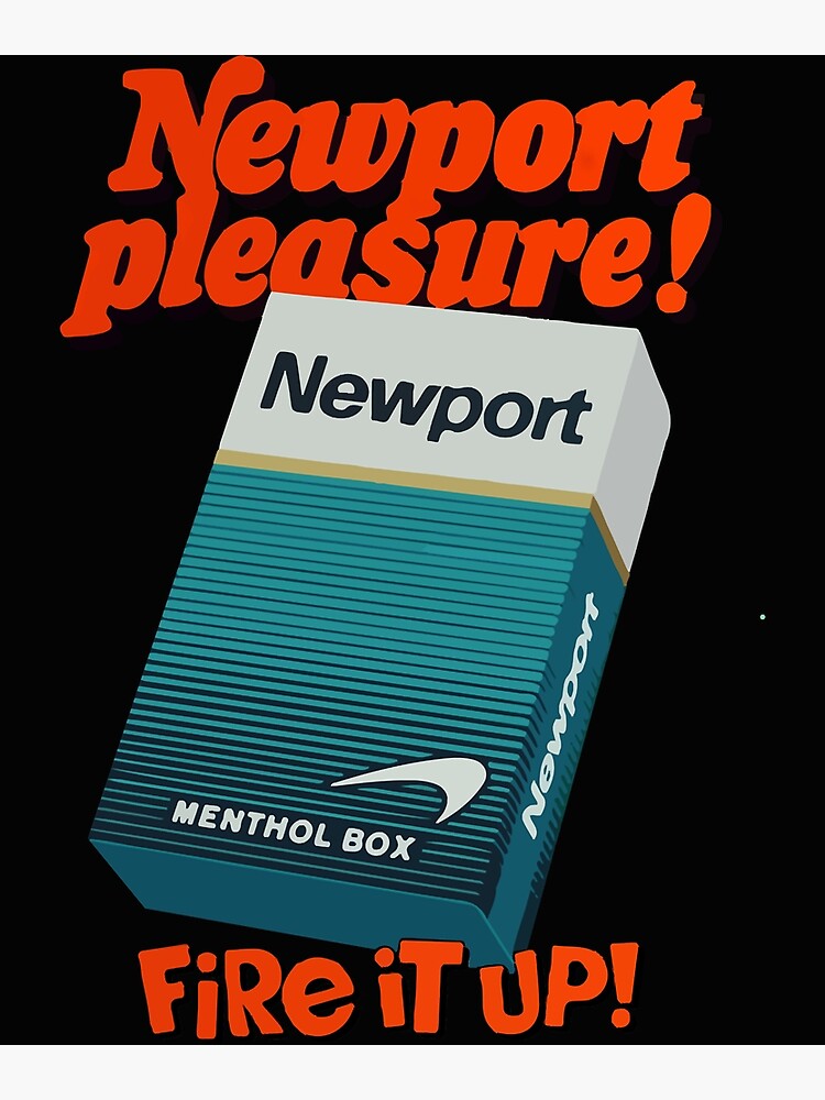 newport cigarettes ads Vintage Newport Cigarette Ad Classic T-Shirt Poster