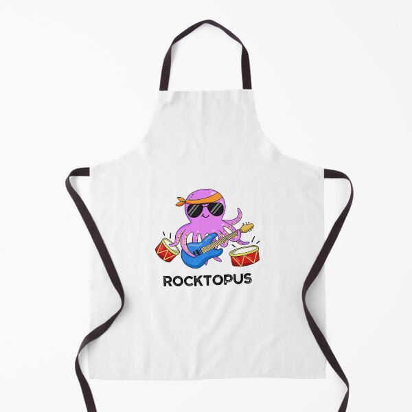 Item preview, Rocktopus Rock Band Funny Octopus Puns  designed and sold by punnybone.